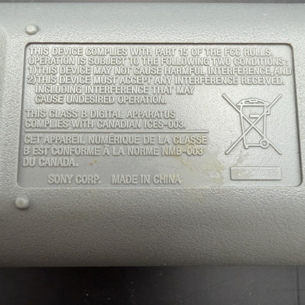 Sony RMT-D224A DVD Player Recorder Remote Control RDR-GX315 RDR-VX511 Tested OEM - Picture 4 of 4